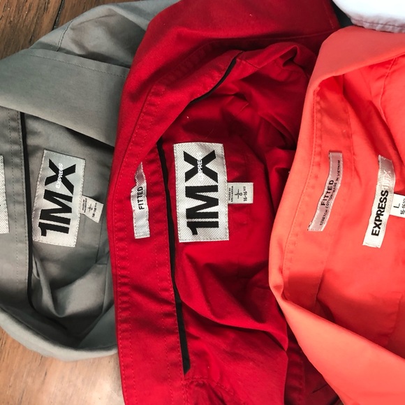 5 Men’s Collared Button Up Shirts - Picture 2 of 3